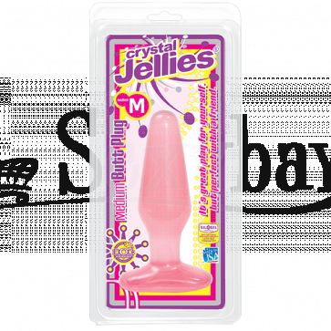 Butt Plug Pink Jelly Medium