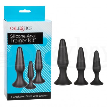 Silicone Anal Trainer Kit Black